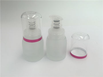 펌프를 가진 유리제 빈 기초 병, 메이크업 펌프 병 30ml