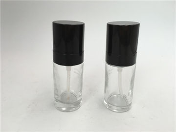 유리제 남비 - 플라스틱 펌프 30ml 수용량을 가진 불룩해진 명확한 유리제 로션 병