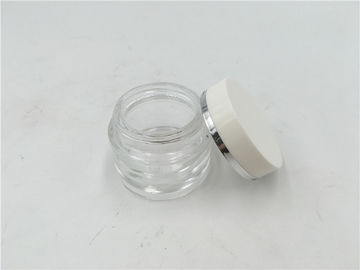 친절한 플라스틱 뚜껑 Eco를 가진 20ml 작은 빈 유리제 화장용 단지